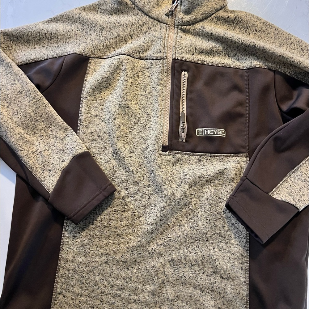 Heybo Brown and Tan Pullover